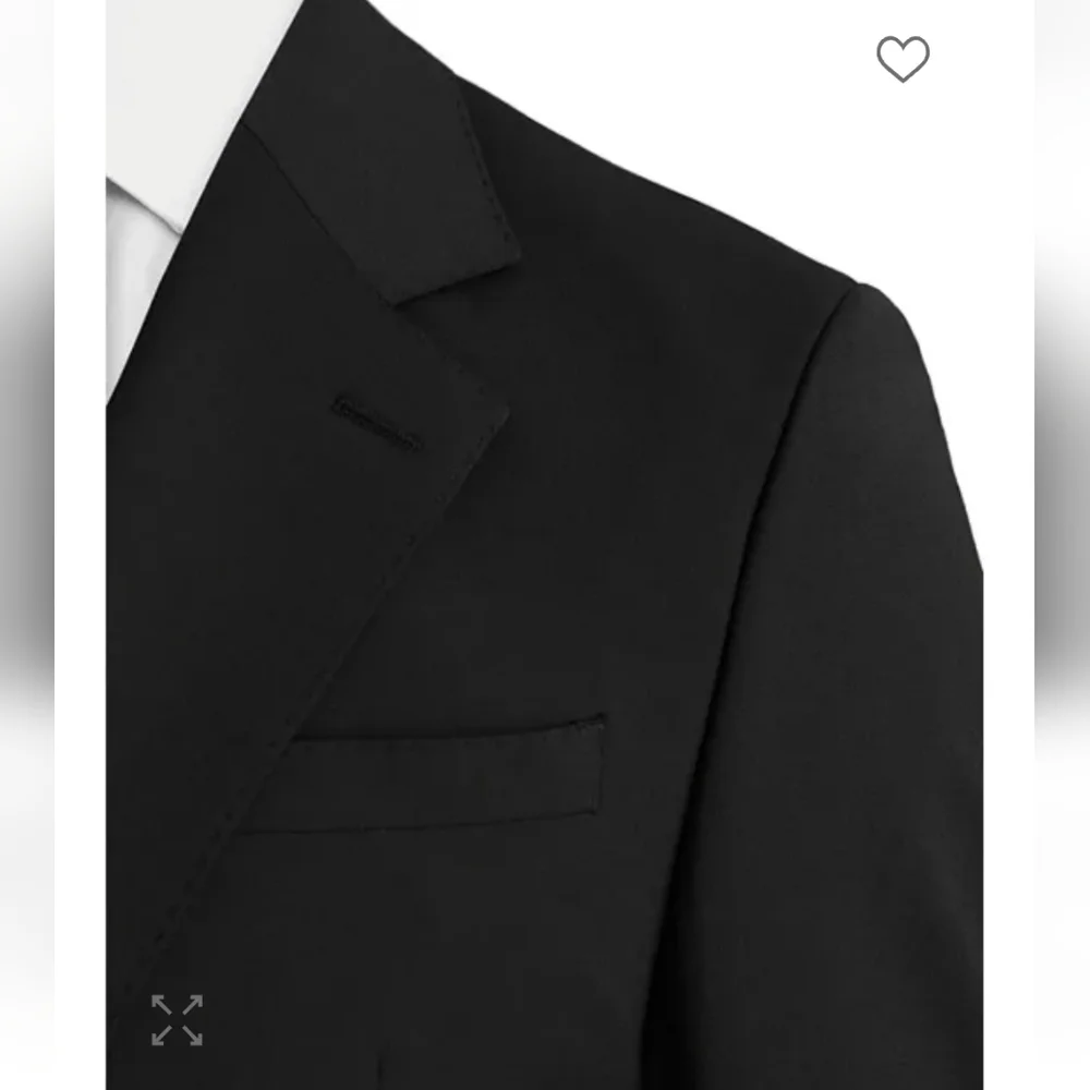 REISS Promise Plain Weave Blazer, Color Black, Size 44 Regular, Retail $475.00US